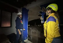 24 personas fueron evacuadas por colapso de vivienda. Foto/ DAGRD