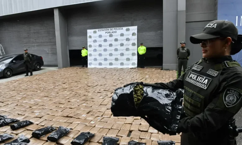 Incautan un cargamento de 2.227 kilogramos de marihuana tipo creepy Foto/Policía