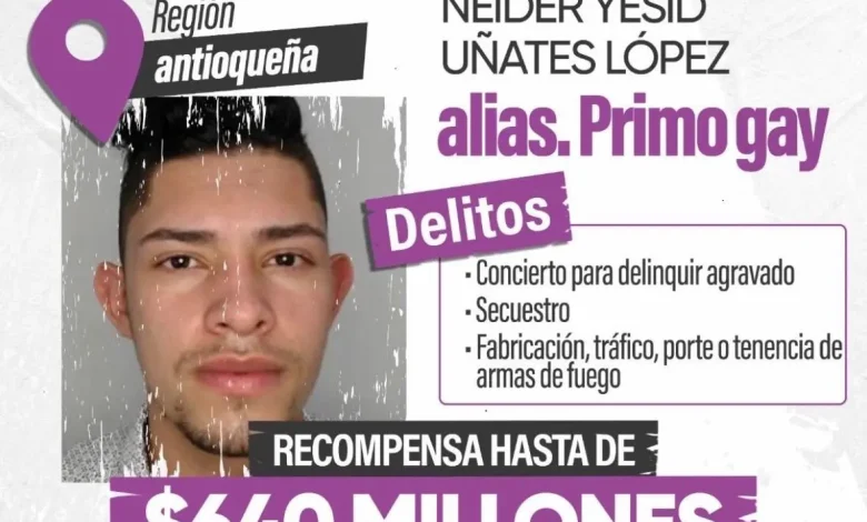 Autoridades ofrecen recompensa de hasta $640 millones por alias ‘Primo Gay’,