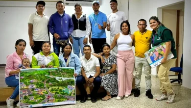 Campaña contra minas antipersonal, llegó al municipio de Yondo. Foto/ Gobernación