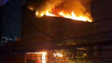 Esta vez la emergencia se presentó en el barrio Los Naranjos. Foto/captura de pantalla