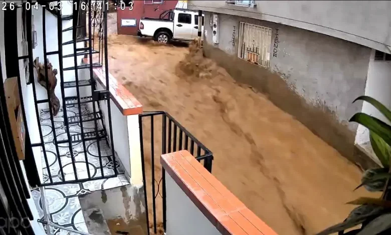 Emergencias por lluvias en Medellín. Foto/ Captura de pantalla