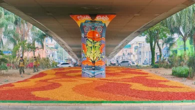 Medellín también se embellece con una solución creativa para mejorar la estética de sus espacios públicos. Foto/ Alcaldía