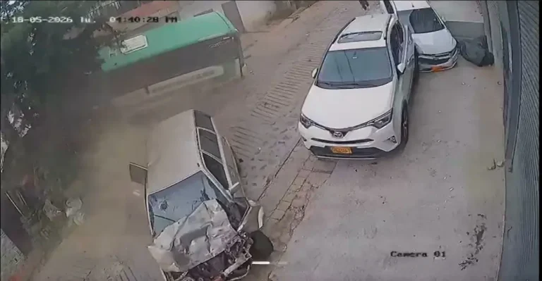 17 personas resultaron lesionadas. Foto/Captura de pantalla