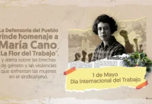 Hoy en Colombia el trabajo sindical especialmente en mujeres sigue generando riesgo inminente. Foto/ Defensoría