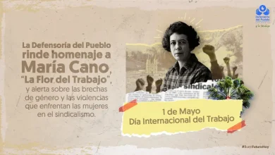 Hoy en Colombia el trabajo sindical especialmente en mujeres sigue generando riesgo inminente. Foto/ Defensoría