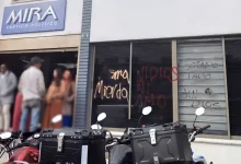 Partido MIRA denunció ataque vandálico contra su sede en Bogotá tras anunciar apoyo a Paloma Valencia. Foto/Captura de pantalla