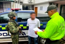 Capturado presunto jefe criminal relacionado con el asesinato de un concejal en Antioquia. Foto/Policía