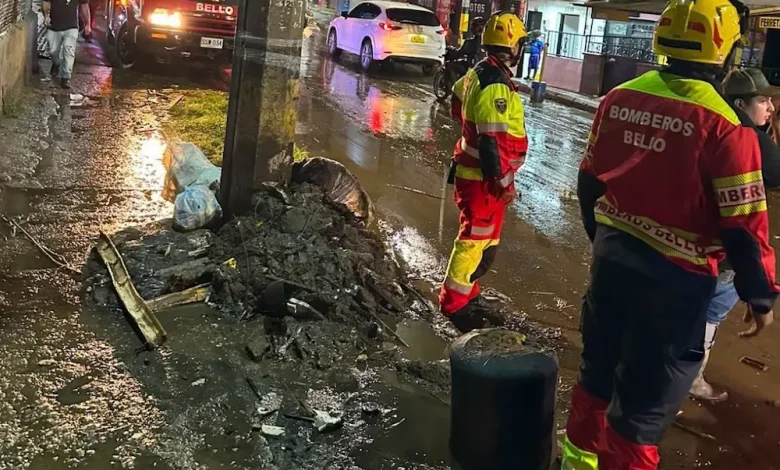Autoridades están en alerta. Foto/ Bomberos Bello