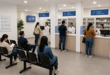 Nuevo espacio para reclamar medicamentos en Envigado. Foto/Nueva Eps