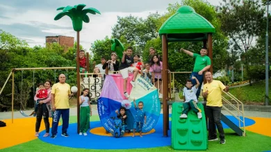 Los parques están listos para recibir a los más pequeños en Medellín Foto/ Despacho de la Primera Dama