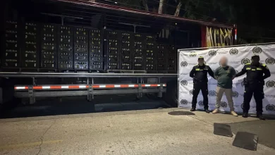 El operativo se cumplió en Bello. Foto/ Policía