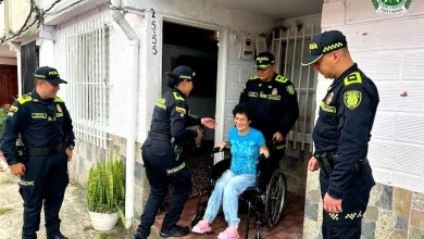 La Policía Antioquia entregó silla de ruedas