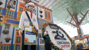El silletero de seis metros está en Los Molinos