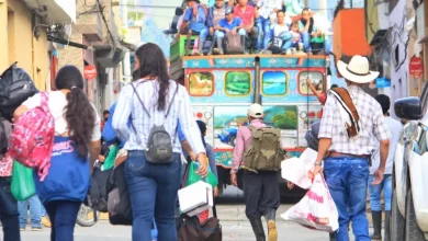 Archivo del desplazamiento que se vivió en el año 2021. Foto/ UdeA