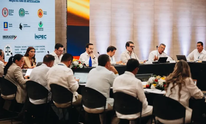 Reunión cumbre de seguridad. Foto/Prensa Abelardo de la Espriella