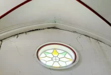 Iglesia de Venecia afectada por el terremoto.