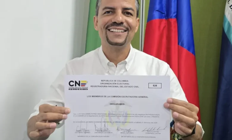 Representante a la Cámara Luis Guillermo Patiño. Foto/ Tomada de redes