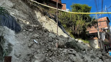Dos viviendas quedaron afectadas. Foto/alcaldía