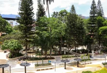 Así quedó el renovado parque de Copacabana. Foto/Alcaldía