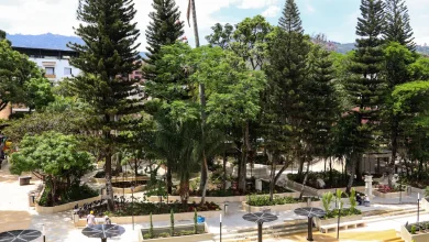 Así quedó el renovado parque de Copacabana. Foto/Alcaldía