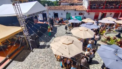 Feria de las Flores en el Pueblito Paisa.