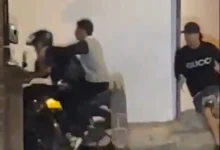Todo quedó grabado en video
