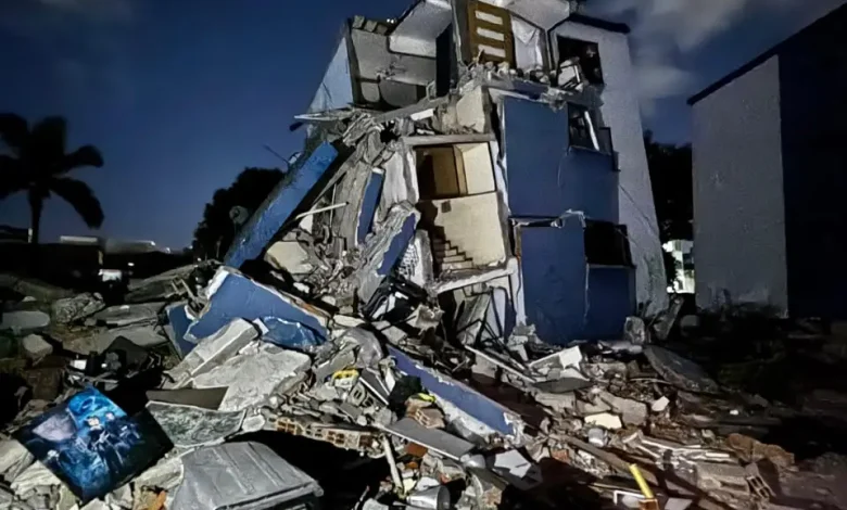 Edificaciones afectadas por el terremoto. Foto/Alcaldía