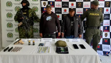 La captura se dio en la vereda El Pomar, en San Jerónimo
