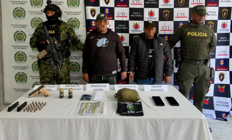 La captura se dio en la vereda El Pomar, en San Jerónimo