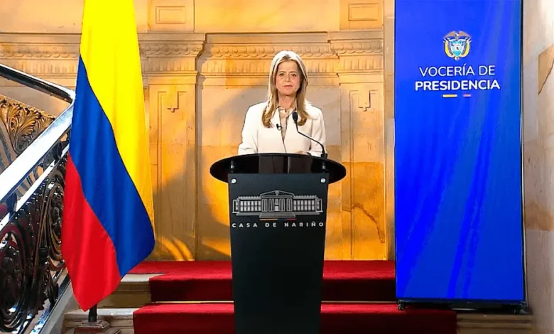 Ministra de Transportes Clolombia. Foto/ Presidencia