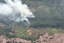 Incendio en Cerro de Bello. Foto/ Alcaldía