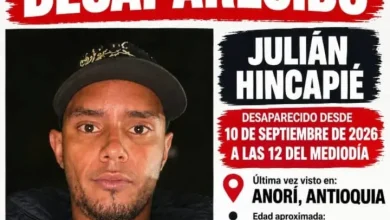 Julián Hincapíe, comunicador desaparecido en Anorí