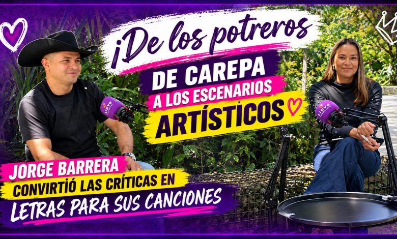 Jorge Barrera, cantante en Imparables