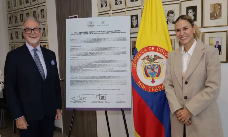 Acuerdo para formalización minera en Antioquia.