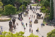 Parque de las esculturas Medellín. Foto/ Secretaría de Turismo