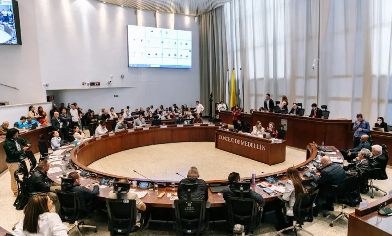 Sesión plenaria en el Concejo de Medellín. Foto/ Concejo