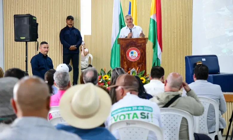 Encuentro realizado en Guarne. Foto/Gobernación
