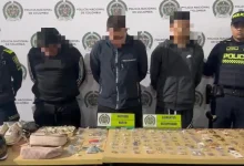 Capturados por hurto Foto/ Policía