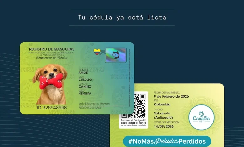 Cédula digital para mascotas