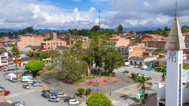 Parque de El Carmen de Viboral. Foto/ Cortesía