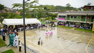 Nuevo colegio en Caldas. Foto/ Alcaldía