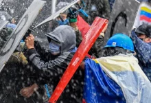 Protesta social en Colombia. Foto/ France 24